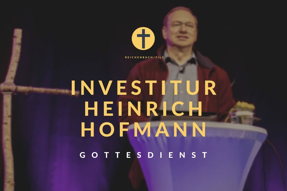 Einladung zur Einsetzung von Pfarrer Heinrich Hofmann am 24. Januar