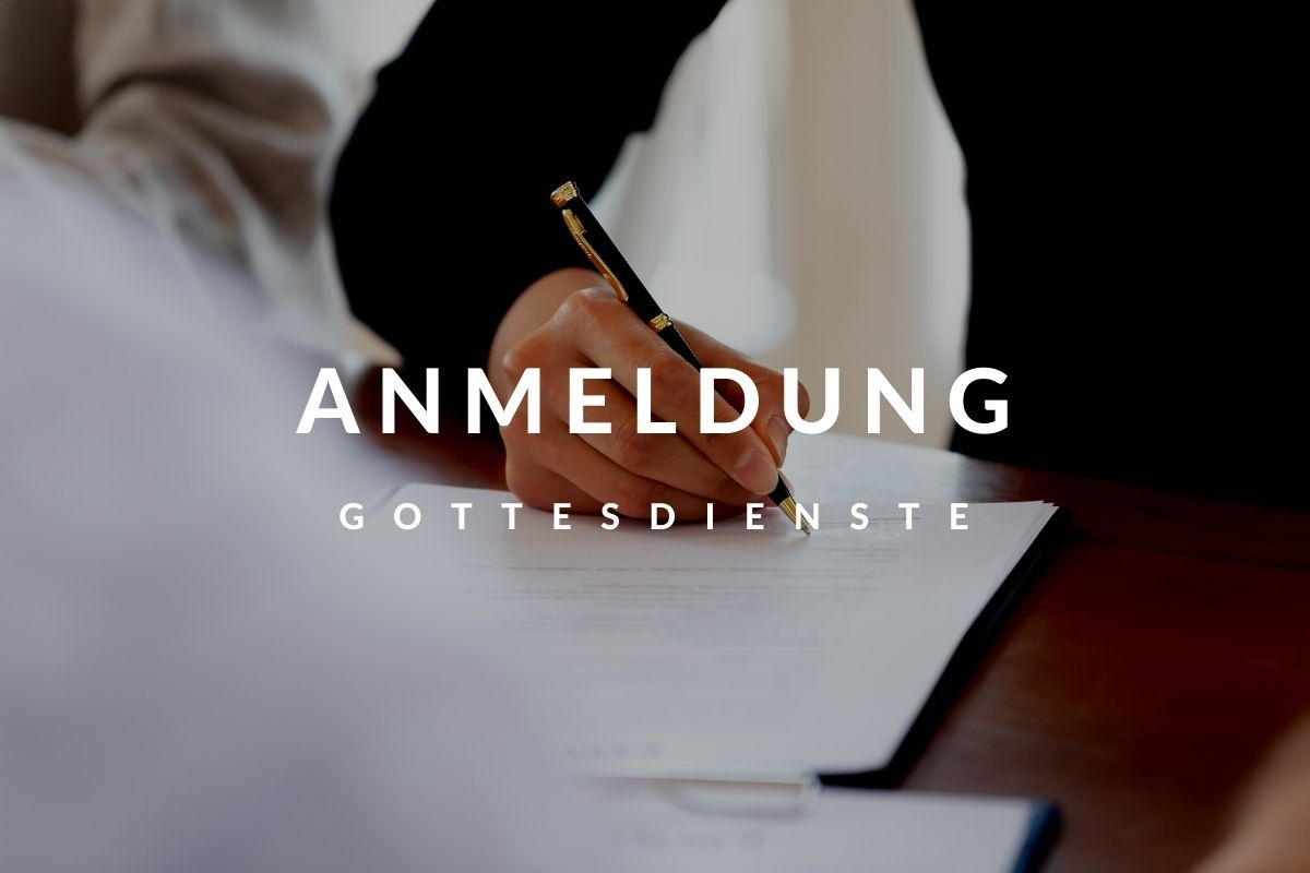 Anmeldung für die Gottesdienste an Heiligabend und Weihnachten